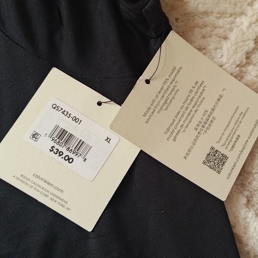 Calvin Klein Black Short Sleeve Tee - Picture 3 of 5